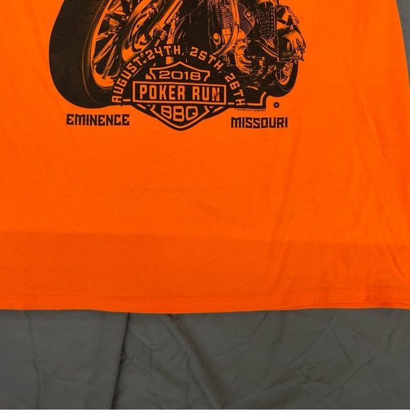 Harley Davidson 2018 11th Annual Dogs Off The Leash Poker Run T-Shirt Large - Picture 6 of 6